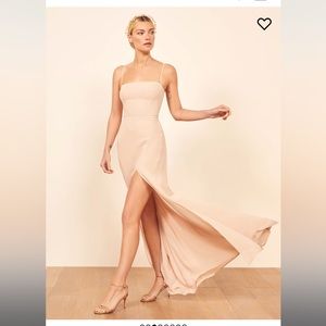 Reformation Ingrid dress NWT size 0 in champagne
